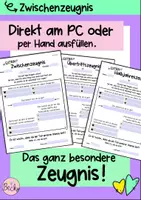 Vorschau - Anderer Materialtyp - Persönliches Zeugnis (Halbjahr, Zwischenzeugnis) - Deckblatt