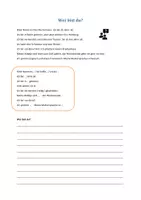 Vorschau - Arbeitsblätter - A1 Wer bist du? (Vorstellungstext schreiben) - Deckblatt