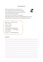 Vorschau - Arbeitsblätter - A1 Wer bist du? (Vorstellungstext schreiben) - Seite 2