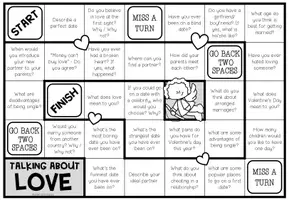 Vorschau - Arbeitsblätter - LOVE - Conversation Board Game - Seite 2