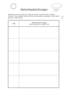 Vorschau - Arbeitsblätter - Beobachtung des Wetters *KOSTENLOS* - Seite 3