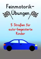 Vorschau - Arbeitsblätter - Feinmotorikübung - 5 Straßen zum Nachfahren - Deckblatt