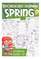 Vorschau - Arbeitsblätter - SPRING vocabulary training Arbeitsblätter Englisch - Deckblatt