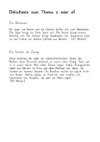 Vorschau - Arbeitsblätter - 2 Diktate Rechtschreibthema "Ä oder e?" - Deckblatt