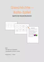 Vorschau - Spiele - Geschichte - Rate - Spiel zu geschichtlichen Begriffen - Deckblatt