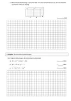 Vorschau - Arbeitsblätter - Klassenarbeit Mathematik 9./10. Klasse + LÖSUNGEN - Quadratische Gleichungen, Wurzeln & Potenzen - MSA - Seite 3