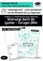 Vorschau - Arbeitsblätter - Unterwegs sein durch die Epochen - Poster A4 - mit Sketchnotes - Deckblatt