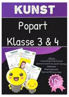 Vorschau - Arbeitsblätter - Kunst : Selbstporträt Pop Art /Roy Lichtenstein - Deckblatt