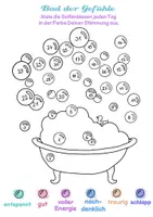 Vorschau - Arbeitsblätter - 😌 Stimmungstagebuch, Moodtracker, Emotionen 🌈🌦 - Seite 3