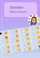 Vorschau - Spiele - Domino: Brüche und Kreisdiagramm - Deckblatt