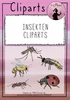 Vorschau - selbst erstellte Cliparts/Grafiken - Clipartpaket Insekten - Deckblatt