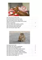 Vorschau - Arbeitsblätter - Paket Lese-Klammer-Karten 1 bis 8 - Seite 1