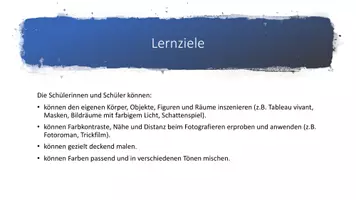 Vorschau - Unterrichtsreihen - Portrait Schwarz-Weiss malen Unterrichtssequenz - Seite 1