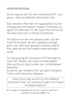 Vorschau - Spiele - Bundle 2 x interaktives Lesequiz Wörter Obst und Gemüse interaktives Pdf - Seite 1