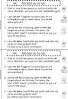 Vorschau - Arbeitsblätter - Übungsheft Bildergeschichte mit Flugplan und Checkliste - Seite 3