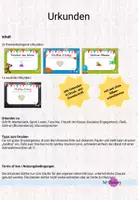 Vorschau - Bildkarten - Großes Urkunden-Paket (Deutsch/Mathe/Sport/Klassendienste) - Seite 1