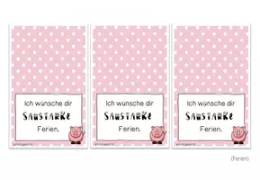 Vorschau - Anderer Materialtyp - Saustarkes Schuljahr I Ferien I Zeugnis I Geschenk - Seite 3