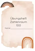 Vorschau - Arbeitsblätter - Zahlen bis 100 mit reinen Zehnern Übungsheft - Deckblatt