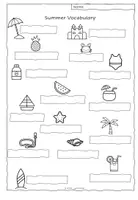 Vorschau - Arbeitsblätter - Vocabulary & Story Walk SUMMER - Seite 1