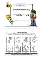 Vorschau - Unterrichtsreihen - Frühblüher Diktatvorbereitung Klasse 2 und 3 - Deutsch Grundschule - Seite 2