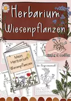 Vorschau - Arbeitsblätter - Herbarium Wiesenpflanzen - Steckbriefe für gepresste Blüten - Deckblatt
