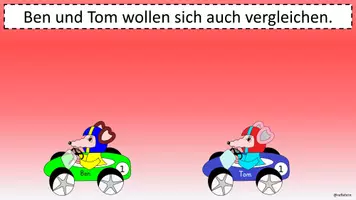 Vorschau - Präsentationen/Tafelbilder - Adjektive - Vergleichsstufe 1 - Erklärvideo - für das Distanzlernen geeignet - Seite 3