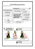 Vorschau - Arbeitsblätter - interaktive Übung zu "describing pictures" - Seite 1