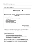 Vorschau - Arbeitsblätter - telc B2 Beschwerde über IT-Firma / Reparatur + Musterlösung - Deckblatt