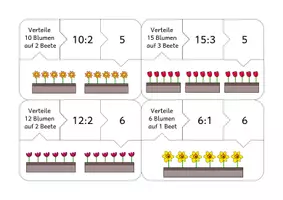 Vorschau - Stationenlernen - Division - Legepuzzle mit Selbstkontrolle - Seite 1