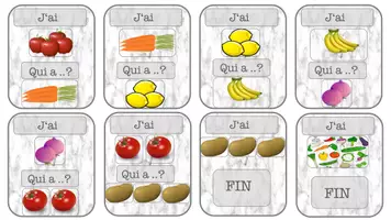 Vorschau - Spiele - J'ai .. qui a .. ? - Fruits et légumes (differenziert) - Seite 3