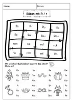 Vorschau - Arbeitsblätter - Buchstabeneinführung R - Seite 3