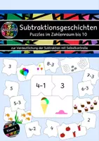 Vorschau - Spiele - Subtraktionsgeschichten bis 10 - Puzzles - Deckblatt