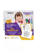 Vorschau - Arbeitsblätter - Zebrabuch - Mandala Pack 1 - Deckblatt