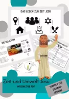 Vorschau - Stationenlernen - Interaktive Präsentation (pdf) "Das Leben zur Zeit Jesu" - Deckblatt