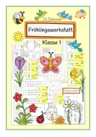 Vorschau - Arbeitsblätter - Frühlingswerkstatt- Klasse 1 - Deckblatt