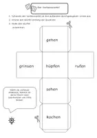 Vorschau - Spiele - Zukunft: Verbenwürfel, Spiel für den Deutschunterricht - Seite 3