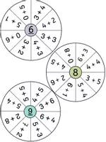 Vorschau - Spiele - Kopfrechnen, Addition, Subtraktion, Rechenkreise passend für CDs - Seite 1