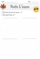 Vorschau - Arbeitsblätter - Months & Seasons - Arbeitsblätter: Seasons of the year - Seite 3