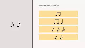 Vorschau - Interaktives Material - Musik: Rhythmus - Quiz leicht (Zählzeiten) interaktive PDF - Seite 3