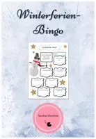 Vorschau - Spiele - Winterferienbingo / Ferienbingo - Deckblatt