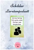 Vorschau - Bildkarten - Karten "Ich bin fertig" (Lerntempoduett) - Deckblatt
