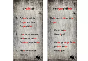 Vorschau - Fördermaterial/Inklusion - Feedback zu verfassten Gruselgeschichten geben - Seite 2