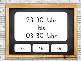 Vorschau - Spiele - Interaktives PDF-Spiel: Zeitspannen berechnen Spiel 1 - Smartboard - Seite 2