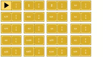 Vorschau - Spiele - Domino Brüche und Dezimalzahlen (differenziert) - Seite 1
