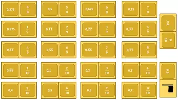 Vorschau - Spiele - Domino Brüche und Dezimalzahlen (differenziert) - Seite 2