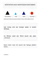 Vorschau - Arbeitsblätter - Materialpaket Wortarten nach Montessori - Seite 1
