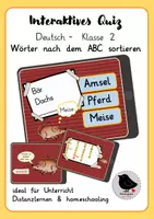 Vorschau - Interaktives Material - interaktives PDF Übung zum ABC - Deckblatt