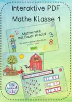 Vorschau - Interaktives Material - Bestimmen von Zehner und Einer im ZR20 Interaktive PDF - Deckblatt