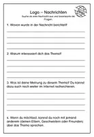Vorschau - Arbeitsblätter - Arbeitsblatt zu Kindernachrichten - Medien - Seite 2