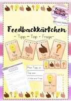 Vorschau - Präsentationen/Tafelbilder - Feedbackkarten - Rückmeldekarten - Tipp-Top-Frage - Deckblatt